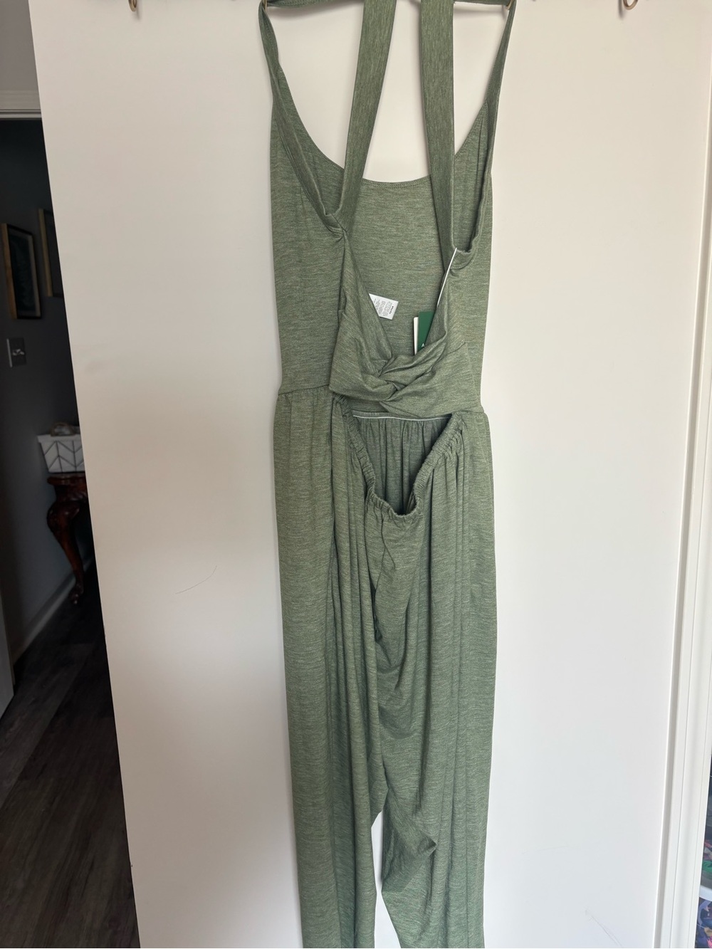 HALARA Olive Green Sleeveless Jumpsuit Romper - Picture 5 of 7